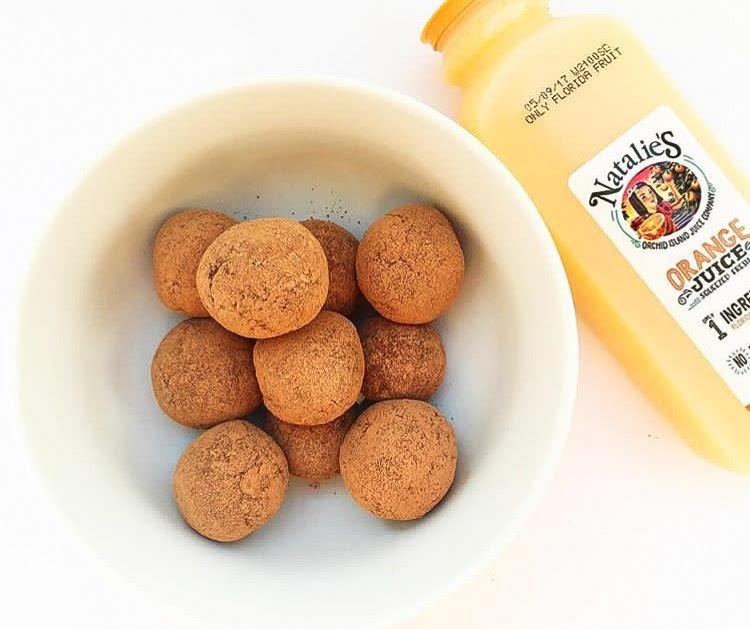 Chocolate Orange Bliss Balls | Fruit Bliss Dried Fruit Snacks