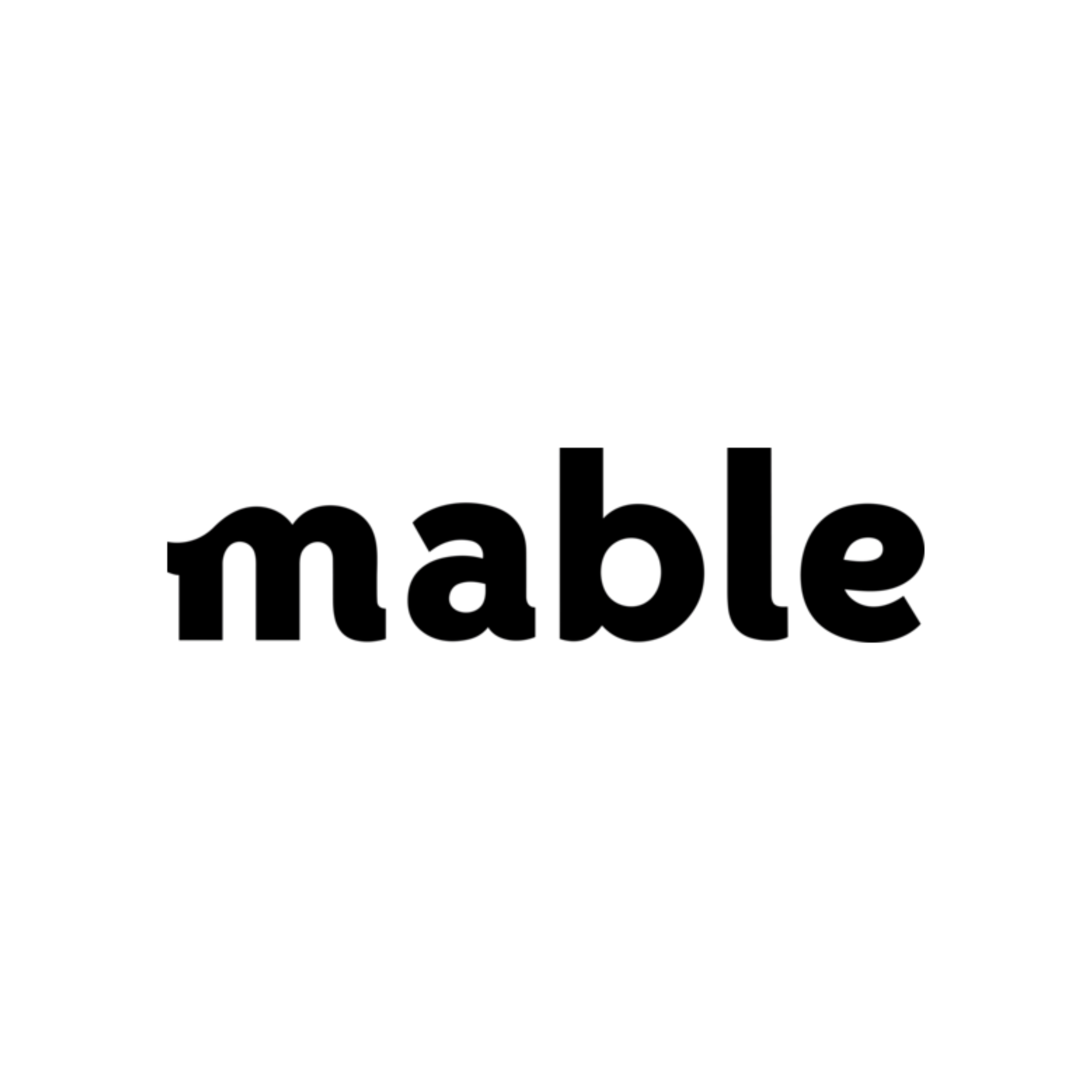 Mable square logo wholesale page