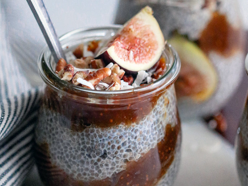 Fig Jam Chia Seed Pudding