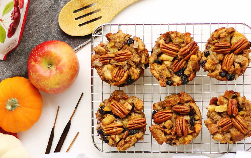 Vegetarian Stuffing Muffins Recipe | Fruit Bliss