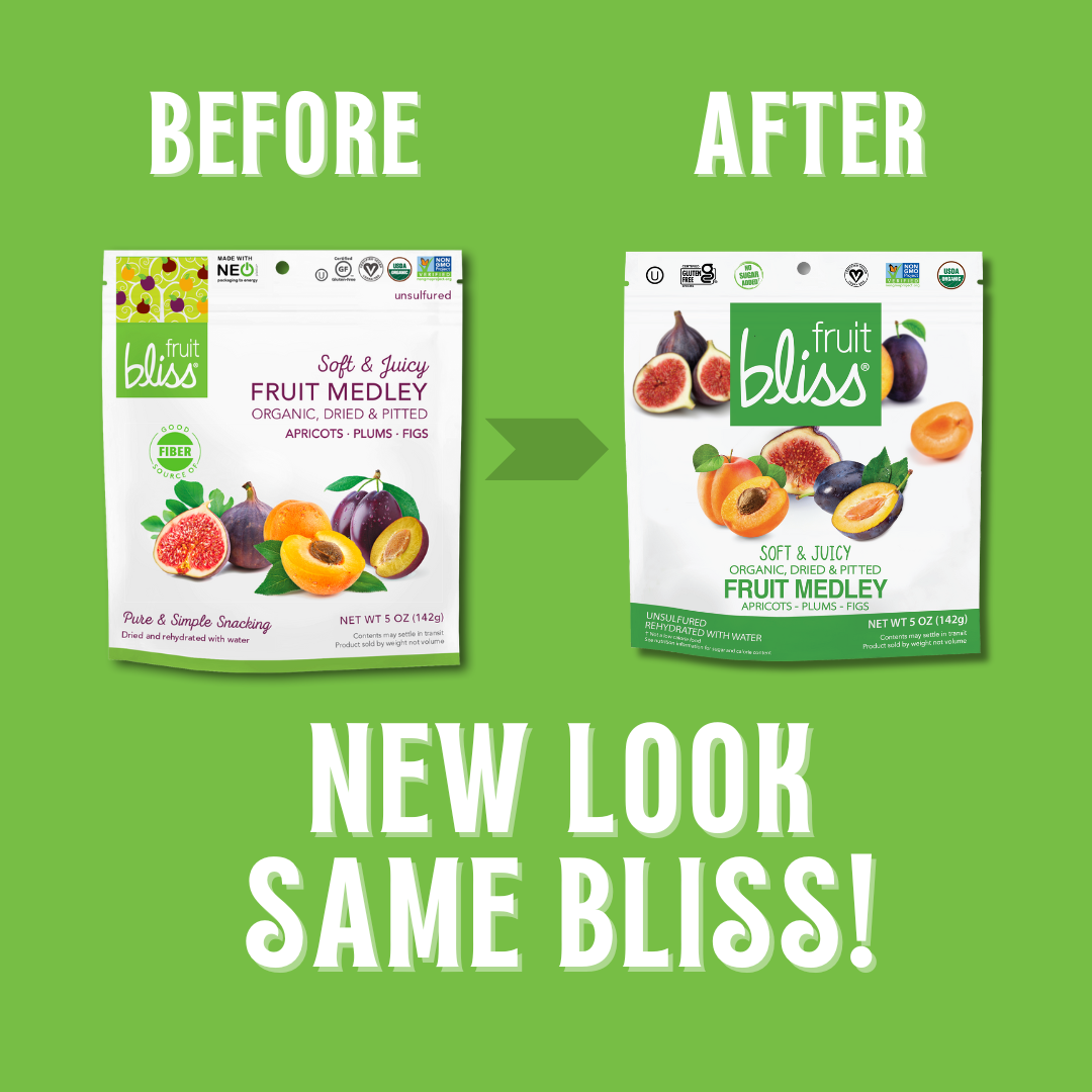 Fruit Bliss Organic Fruit Medley Snacks 5 oz. (Case of 6)