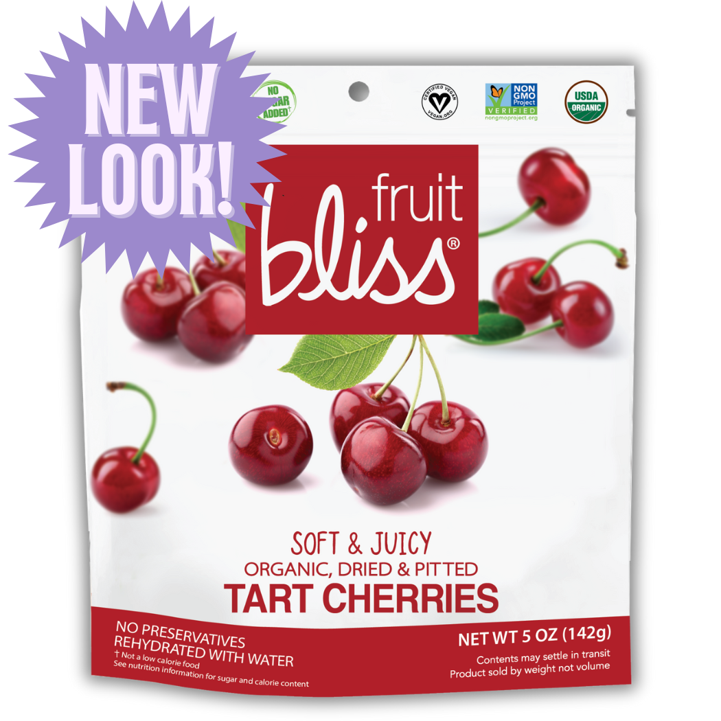 Fruit Bliss Organic Tart Cherries Snacks 4 oz. (Case of 6)