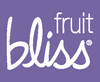 Fruit Bliss logo on a purple background