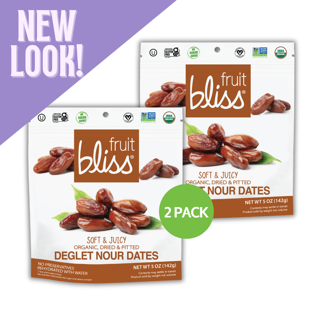 Fruit Bliss Organic Deglet Nour Dates 2 Pack