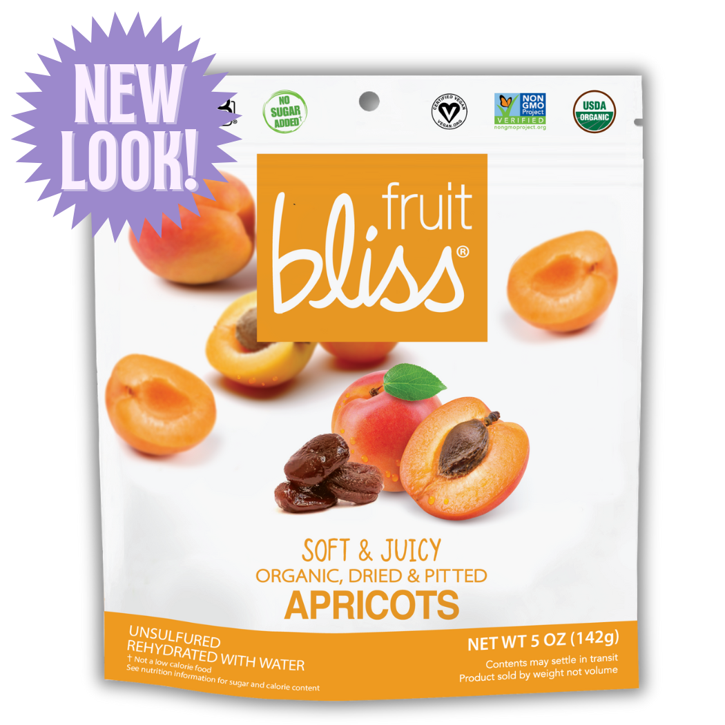 Fruit Bliss Organic Turkish Apricot Snacks 5 oz. (Case of 6)