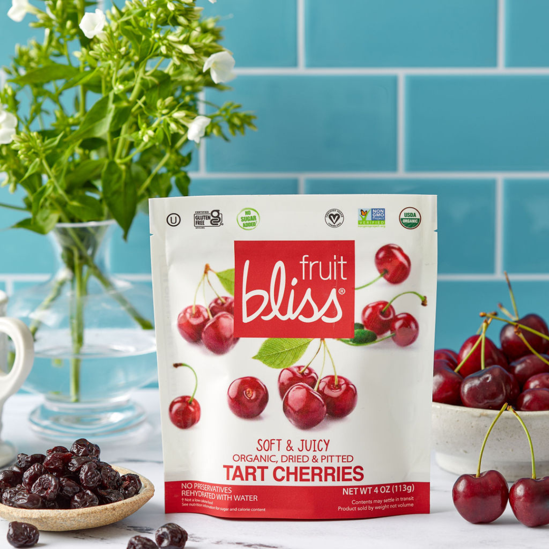 Fruit Bliss Organic Tart Cherries Snacks 4 oz. (Case of 6)