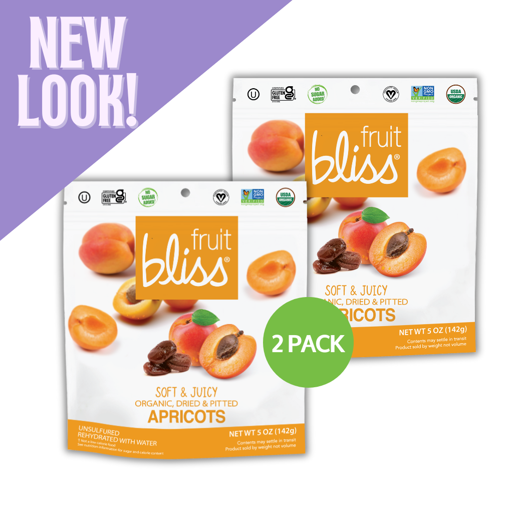 Fruit Bliss Organic Turkish Apricots 2 Pack